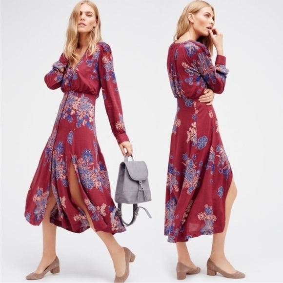 Free People Dresses & Skirts - Free People Miranda Midi Dress | Size 6